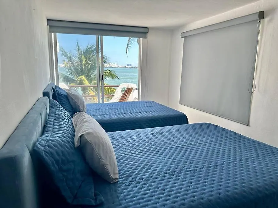 Apartment Increible Vista Laguna En Zona Hotelera 2Bd Cancun Mexico